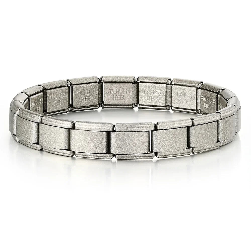 Stainless Steel Elastic Italian Link Bracelet Durable Charm Bangle - Smarsty
