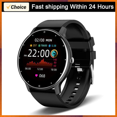 Smart Fitness Watch with Heart Rate Monitor and Waterproof Design - Smarsty