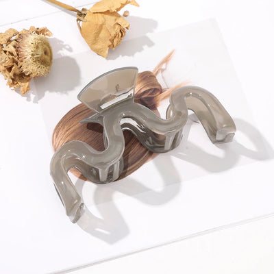 13cm Large Hair Clip For Thick Hair Strong Hold Transparent - Smarsty