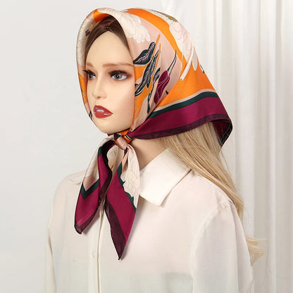Luxury Silk Hijab Hair Bands With Sun Protection - Smarsty