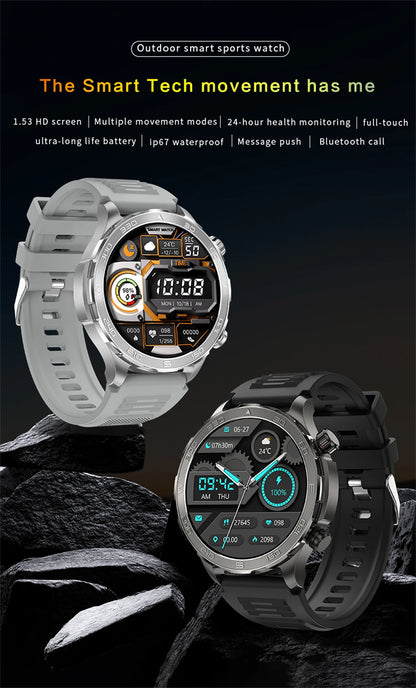 Bluetooth Call Smart Watch For Men With GPS Waterproof - Smarsty