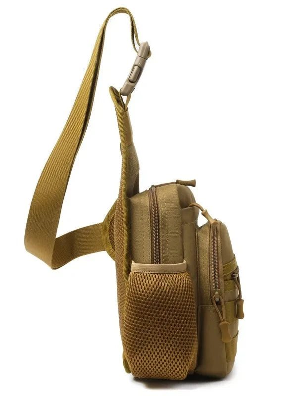 Camping Climbing Bag Chest Pouch For Men Cycling Hiking Travel Outdoor Sport Tactical Crossbody Molle Fishing Waist Fanny Pack