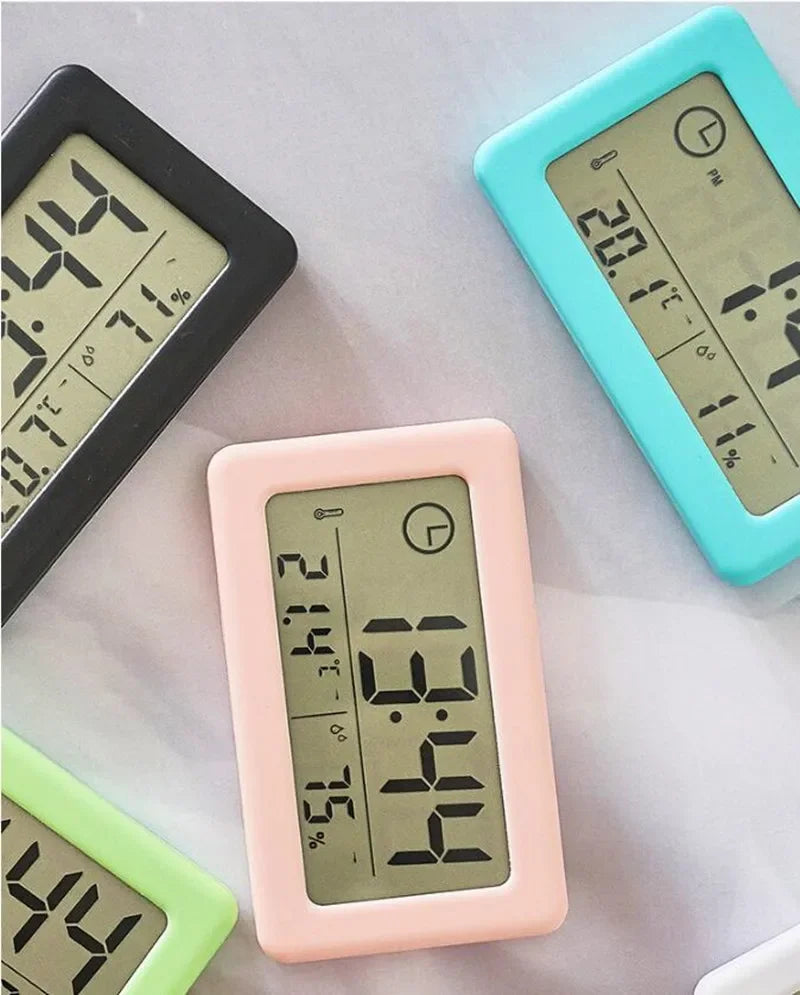 Mini Digital Clock with Temperature and Humidity Display - Smarsty