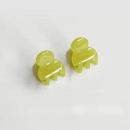 Mini Acetate Hair Claw Clips For Girls Cute Lightweight Grip - Smarsty