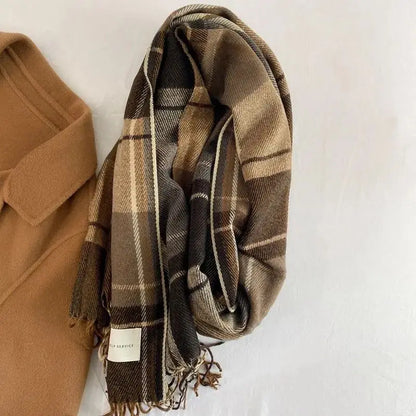Winter Korean Style Thickened Warm Knit Scarf for Women - Smarsty