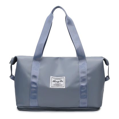 Waterproof Nylon Travel Duffle Bag for Women Large Capacity - Smarsty