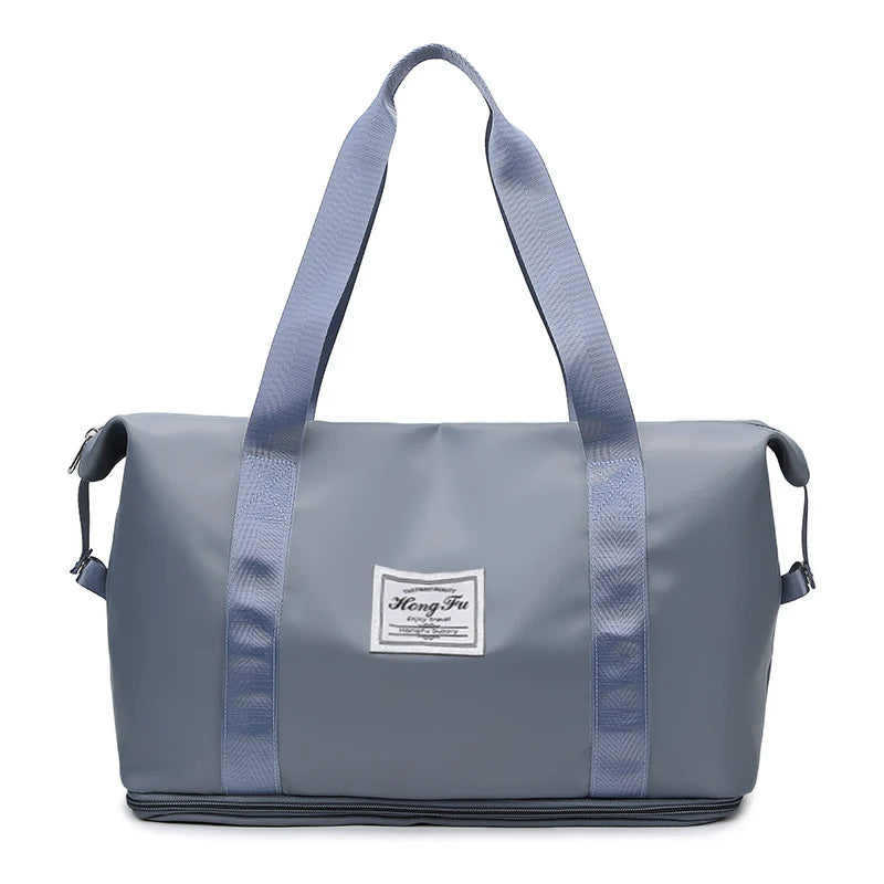 Waterproof Nylon Travel Duffle Bag for Women Large Capacity - Smarsty