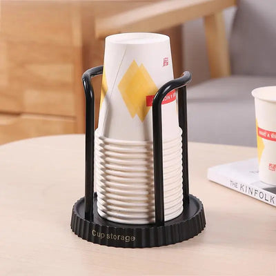 Household Disposable Paper Cup Holder, Desktop Paper Cup Storage Rack, Suitable For Living Room, Dining Room And Other Cup Taker by Smarsty