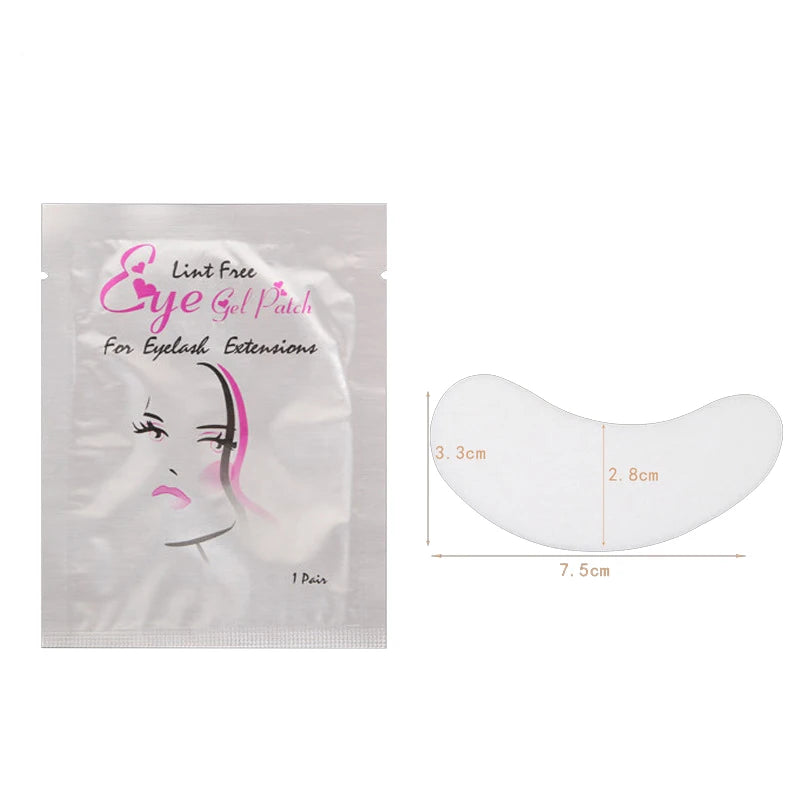 Hydrogel Eye Patches for Eyelash Extensions 100 Pairs - Smarsty