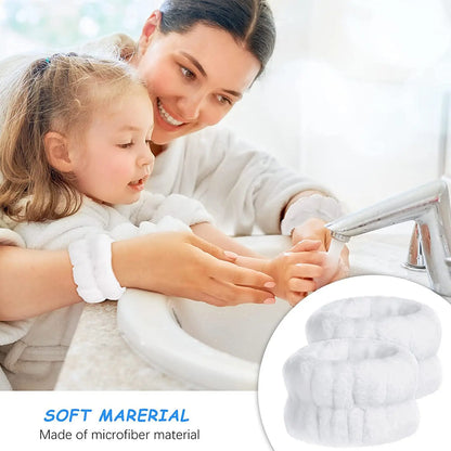 Coral Fleece Wash Face Headband Absorbent Waterproof - Smarsty