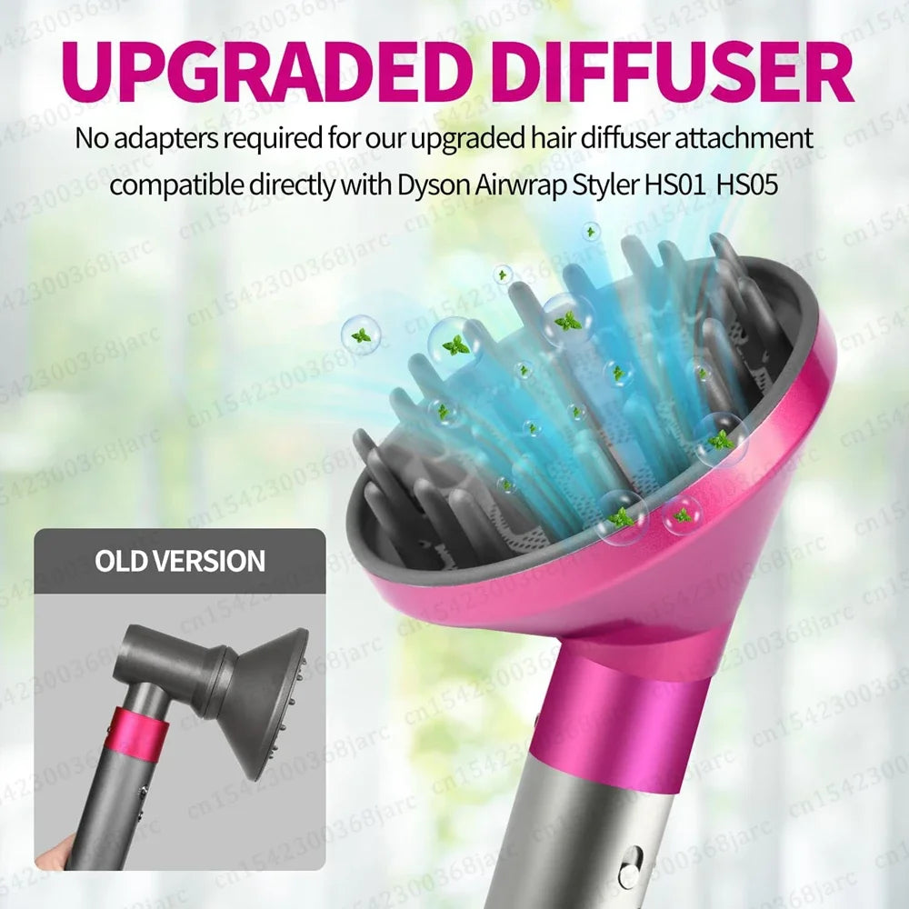 Hair Styler Nozzle for Dyson Airwrap Curler Accessory - Smarsty