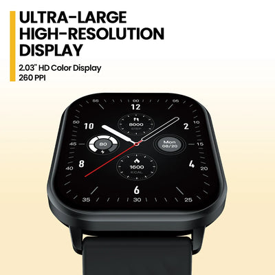 Zeblaze GTS 3 Smart Watch with 2.03 Inch Screen - Smarsty