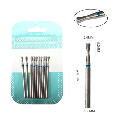 10 Piece Diamond Nail Drill Bit Set for Perfect Manicures - Smarsty