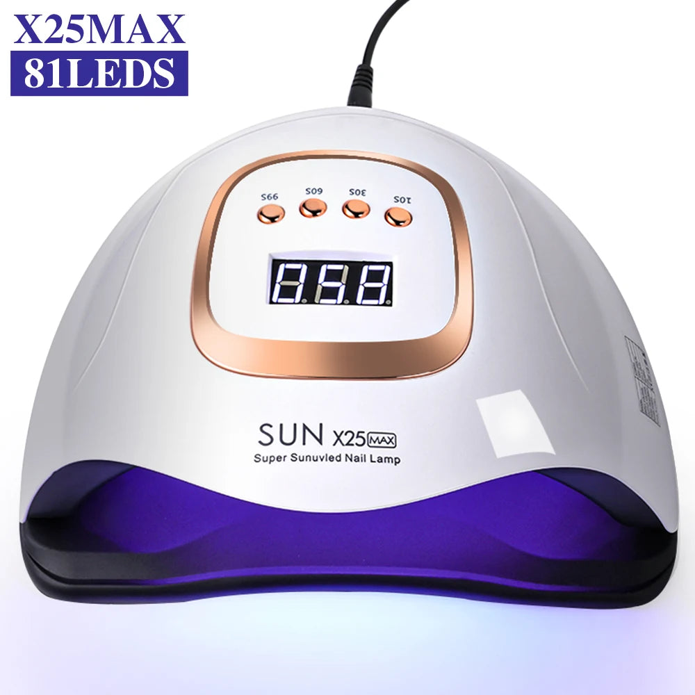 81LED UV Nail Lamp with Timers and Auto Sensor - Smarsty