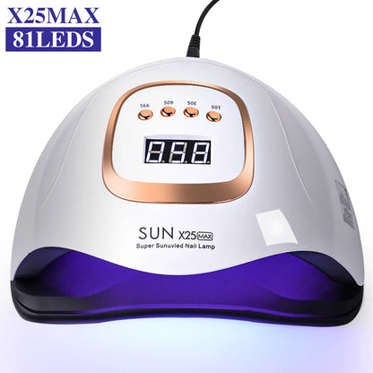 81LED UV Nail Lamp with Timers and Auto Sensor - Smarsty