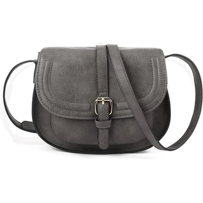 Boho Faux Leather Crossbody Bag For Women With Strap - Smarsty