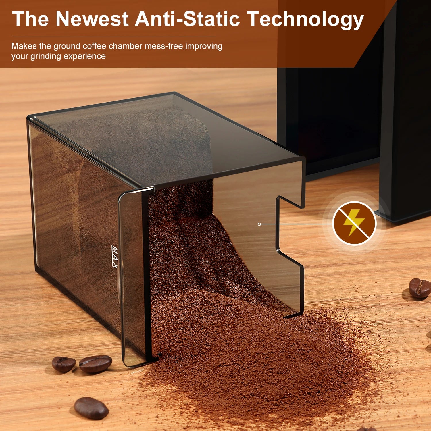 Automatic Burr Mill Coffee Grinder Electric Coffee Bean Grinding With 28 Adjustable Gears for Espresso French Press Drip Coffee - Smarsty