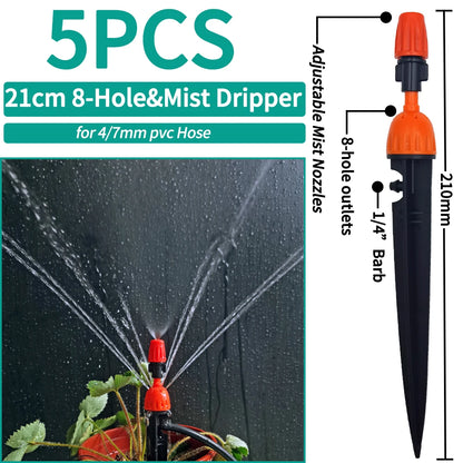 Adjustable Micro Spray Watering Dripper for Gardens - Smarsty
