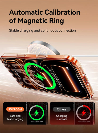 Magnetic Clear Case For iPhone Anti Yellowing - Smarsty