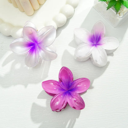 3Pcs Summer Flower Hair Claw Clips Secure Hold For Women - Smarsty