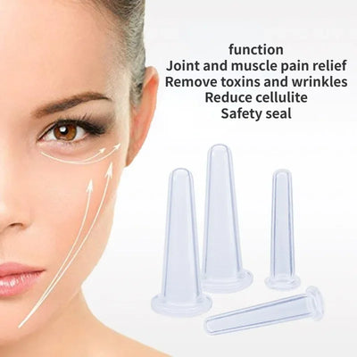 Silicone Vacuum Cupping Massage Jars for Anti Cellulite - Smarsty