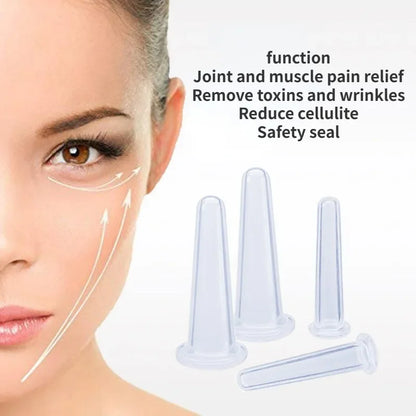 Silicone Vacuum Cupping Massage Jars for Anti Cellulite - Smarsty