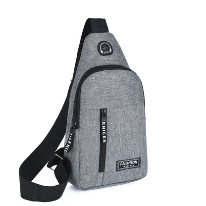 Waterproof Oxford Chest Bag For Men Korean Style Messenger - Smarsty