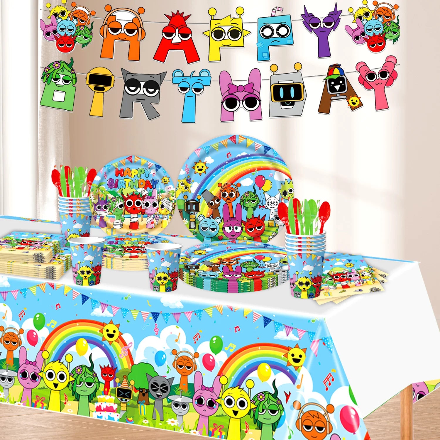 Sprunki Birthday Party Decoration Set for Kids - Smarsty