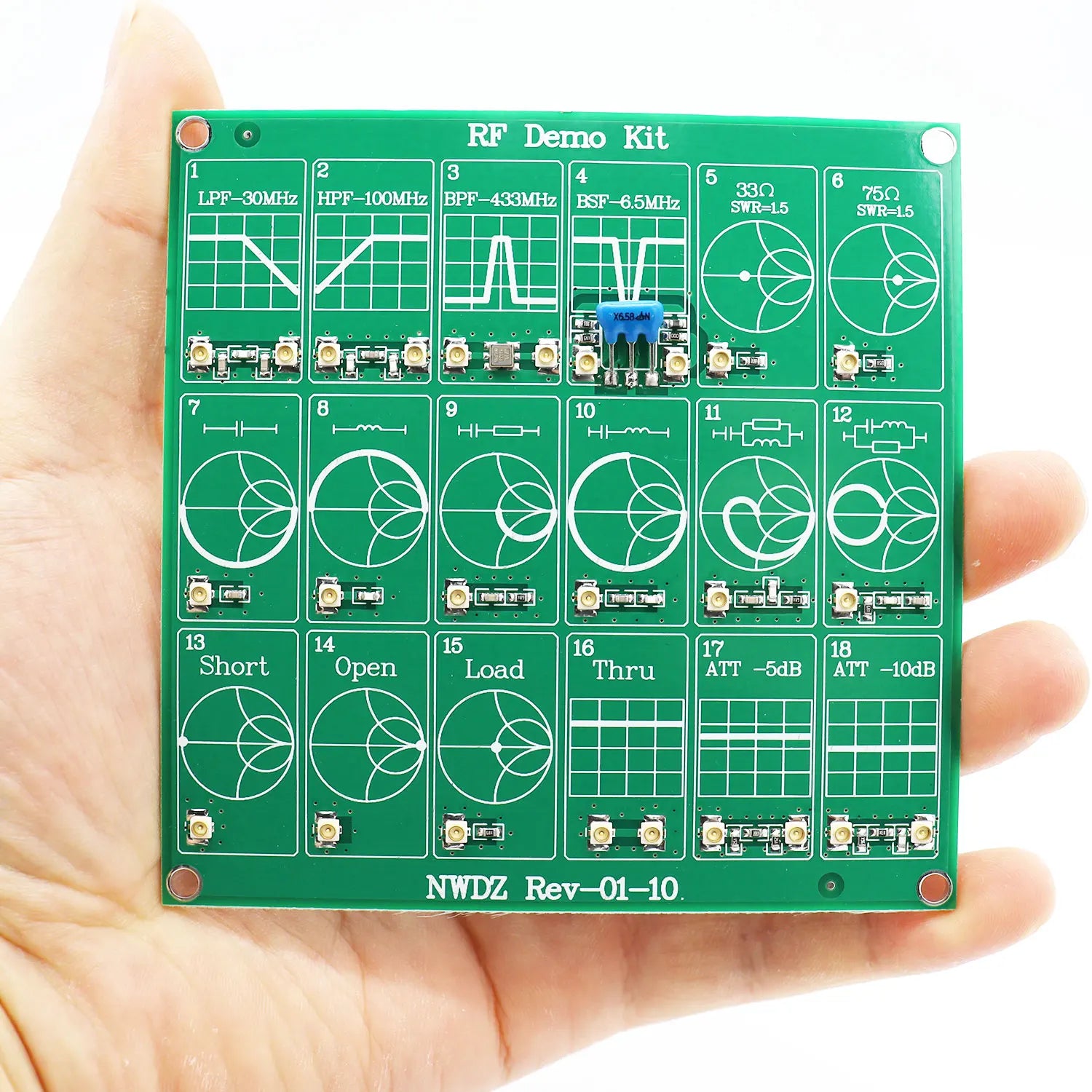 NanoVNA RF Test Board Kit for Accurate Measurements - Smarsty
