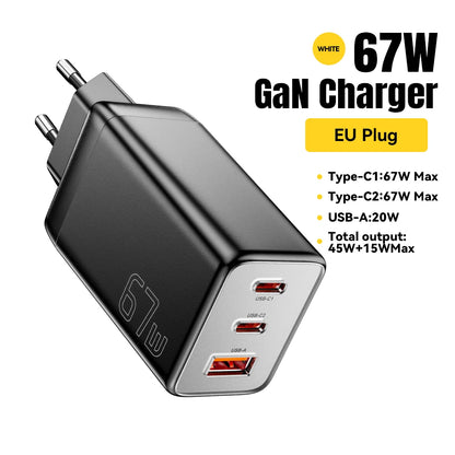 GaN USB C Charger 67W 45W Fast Charging For iPhone - Smarsty