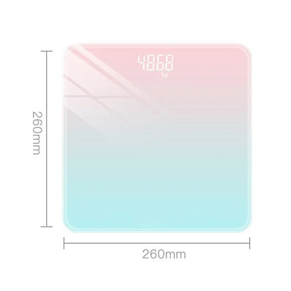 Gradient Color Digital Weight Scale with LCD Display - Smarsty