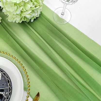 Chiffon Table Runner for Elegant Wedding and Party Decor - Smarsty