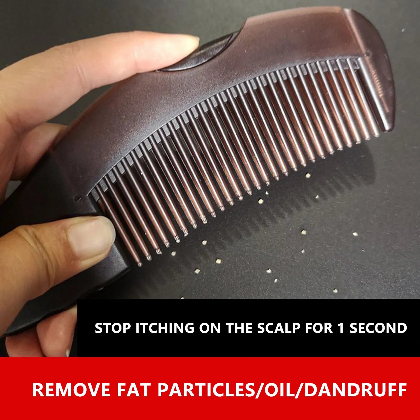 Self-Cleaning Dandruff Removal Hair Comb for Scalp Care - Smarsty