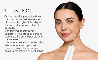 Darsonval High Frequency Wand for Acne and Wrinkle Treatment - Smarsty