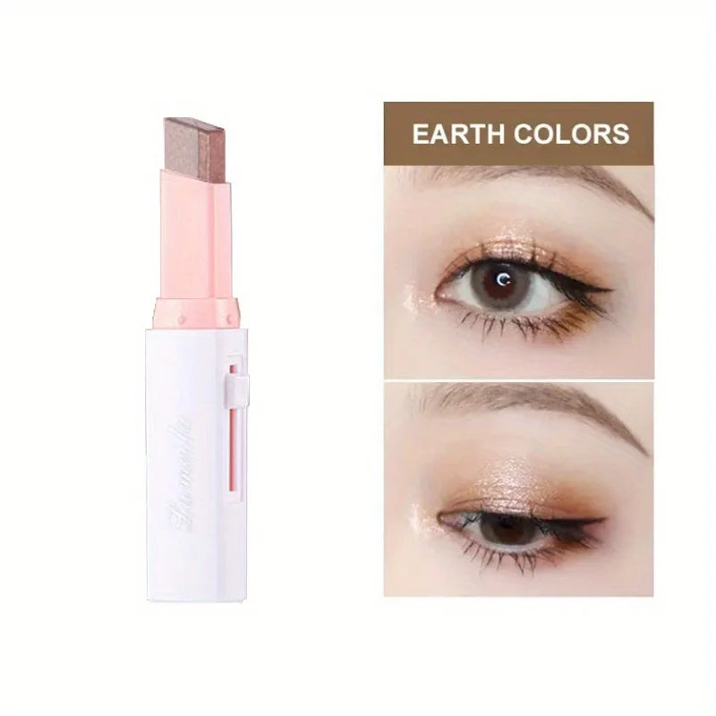 Two Color Gradient Eye Shadow Stick for Natural Looks - Smarsty