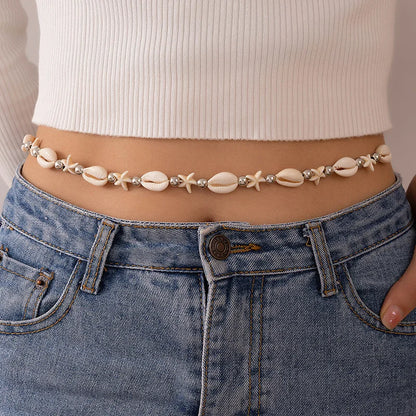 Bohemia Starfish Shell Belly Chain for Beach Style - Smarsty
