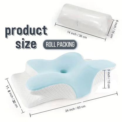 Butterfly Shaped Memory Foam Neck Pillow for Pain Relief - Smarsty