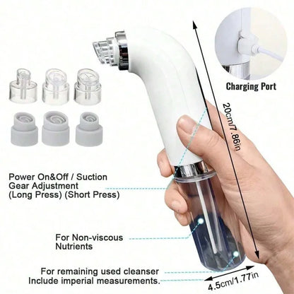 USB Rechargeable Pore Vacuum Blackhead Remover Tool - Smarsty