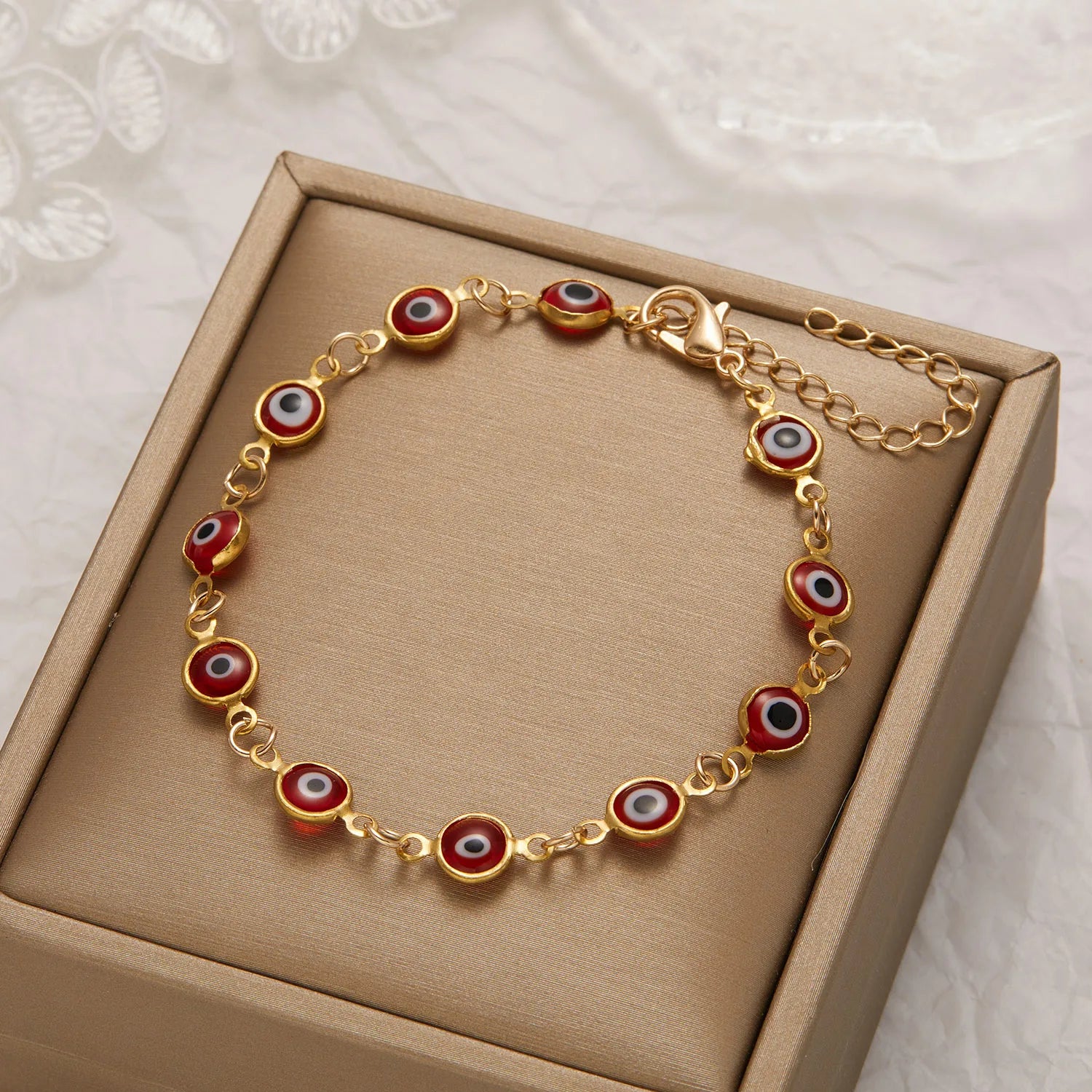 Lucky Turkey Evil Eye Bracelet For Good Luck - Smarsty