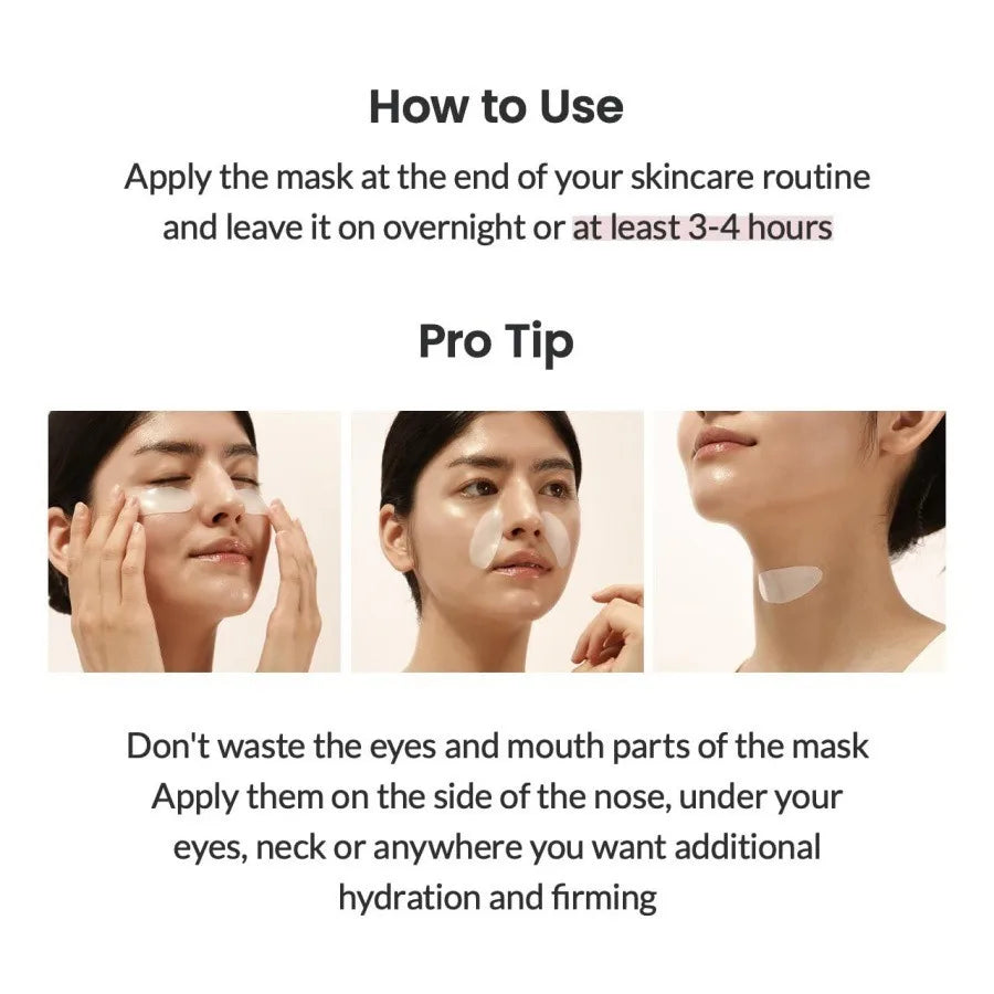 Bio Collagen Face Mask for Deep Hydration and Brightening - Smarsty