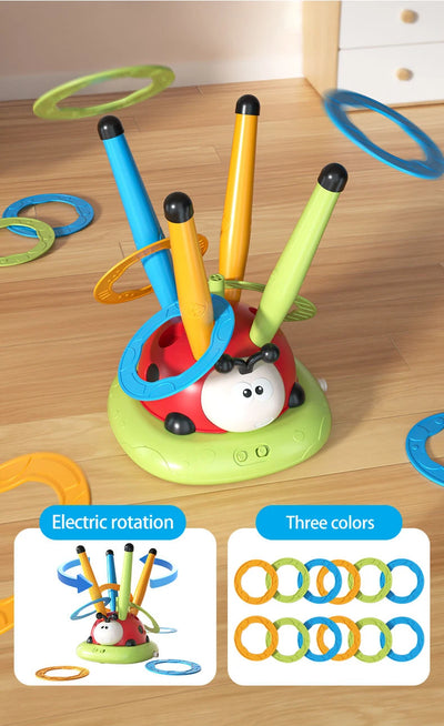 Ladybug Sport Entertainment Game Toy Multifunction Rope Skipping Machine Ferrule Jump Rocket Launcher Outdoor Educational - Smarsty