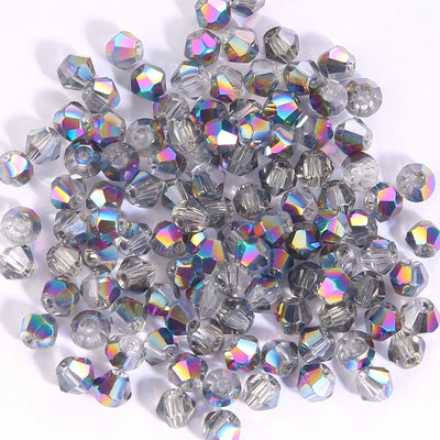 100Pcs 4MM Glass Bicone Beads for Jewelry Making - Smarsty