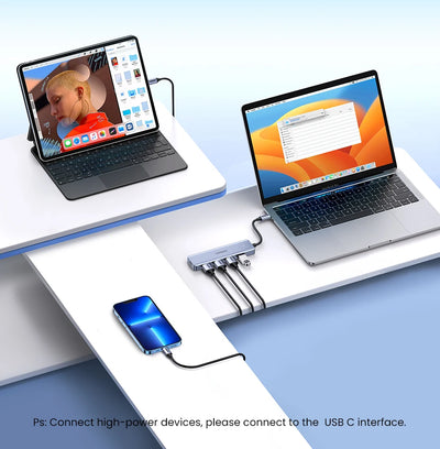 USB C Hub 4 Ports USB 3.0 UltraSlimDock For MacBook - Smarsty