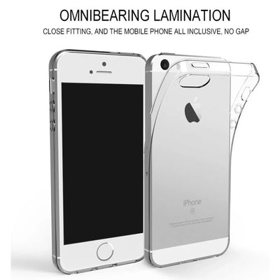 For iPhone 5 Case Clear Silicone Soft TPU Cover For iPhone 5S SE 2016 SE 2020 SE 2022 iPhone 7 iPhone 8 Transparent Coque by Smarsty