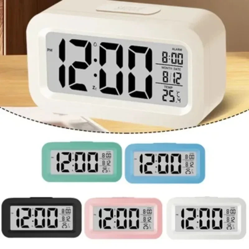 LED Digital Alarm Clock with Calendar Function for Desk - Smarsty