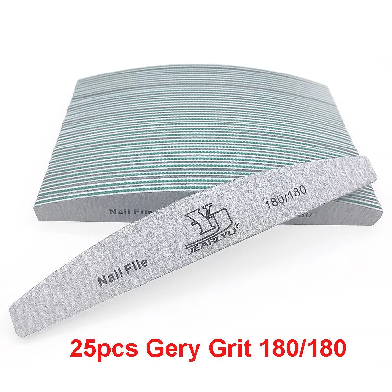 Professional Nail File Set with 5 Colors and Multiple Grits - Smarsty