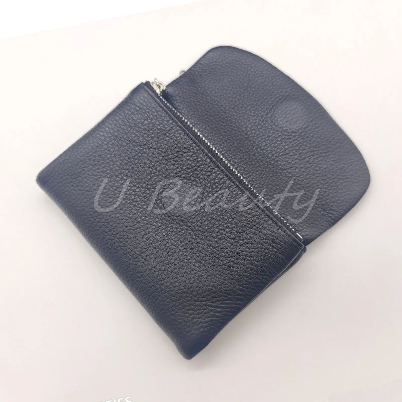 Coin Purse Genuine Cow Leather Short Wallet Trifold for Small Women's  Purses Clutch Cowhide Card Holder Travel Card Wallets
