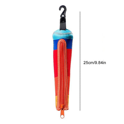 Baseball & Softball Handle Cover Cushy Zippered Sleeve Baseball Bat Handle Cover Hook for Hanging on Fence Baseball Accessories