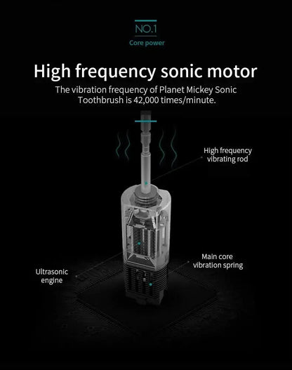 Electric Ultrasonic Toothbrush With Six Speed Modes - Smarsty