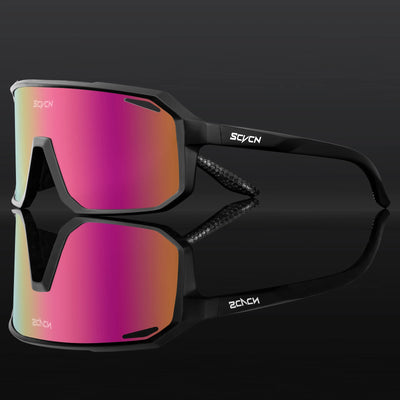 SCVCN Photochromic Cycling Glasses Bike Mountain Bicycle Golf UV400 Sunglasses Sport Protection Glasses for Men Women Baseball by Smarsty